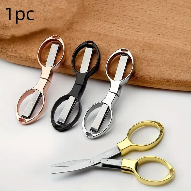 Stainless Steel Folding Scissors – Rust-Proof, Multi-Purpose Tool (1 pc.)