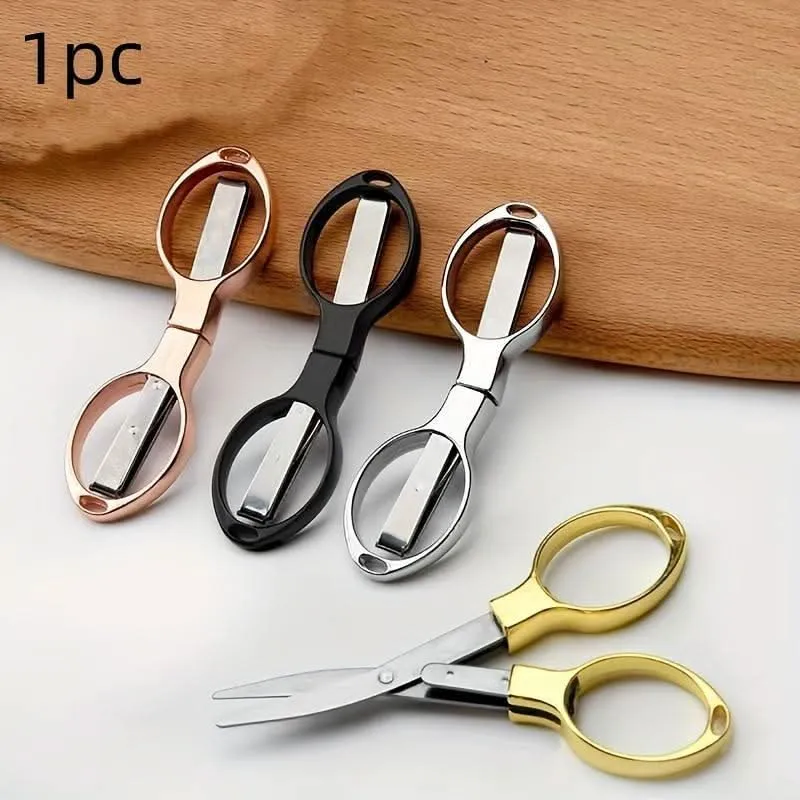 Stainless Steel Folding Scissors – Rust-Proof, Multi-Purpose Tool (1 pc.)