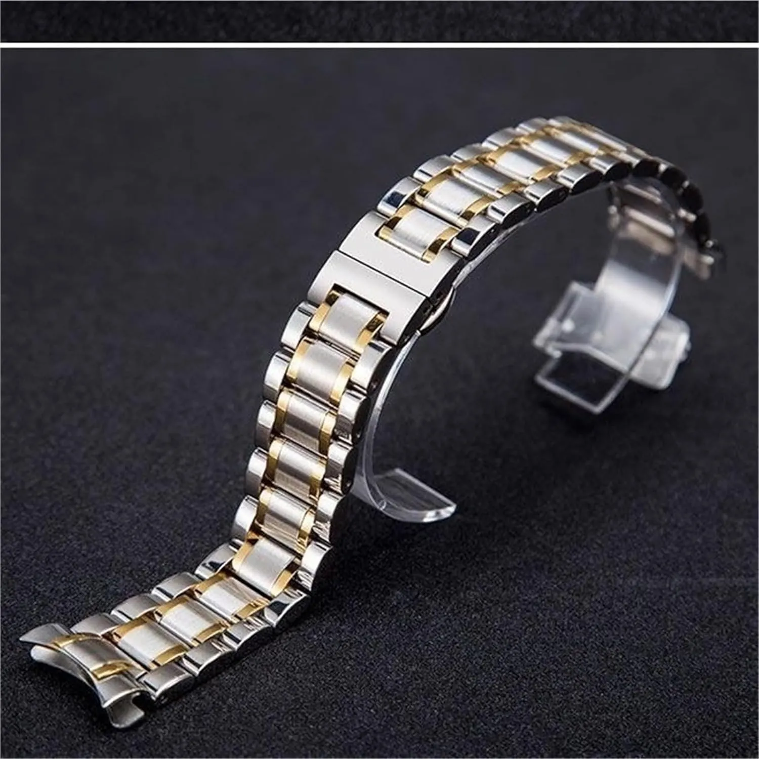 Stainless Steel Watch Band 18mm 20mm Universal Replacement Watch Band for Smart Watch Quartz Watch