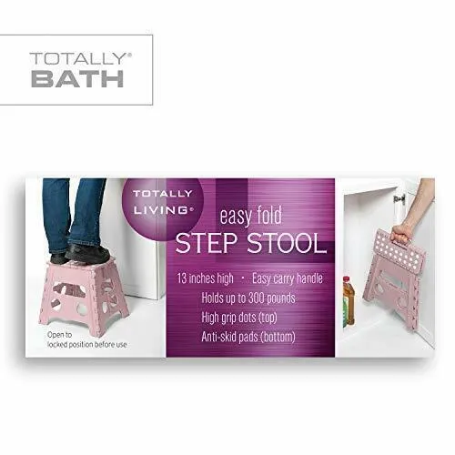 Step &amp; Living De Inch Totally Anti-Skid Robust Non-Slip Stool 13 | Limited supply  Folding Lightweight