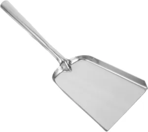 STOBAZA Stainless Steel Ash Shovel Heavy Duty Garden Spade Weeding Coal Handling Food Preparation Tool Easy Cleaning
