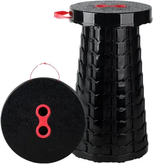 Stools Foldable Stool, Adjustable Retractable Stool Portable, Camping Stool, Suitable for Outdoor Indoor Fishing, Barbecue, Garden Trip, Train Queuing