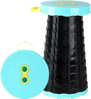 Stools Foldable Stool, Adjustable Retractable Stool Portable, Camping Stool, Suitable for Outdoor Indoor Fishing, Barbecue, Garden Trip, Train Queuing