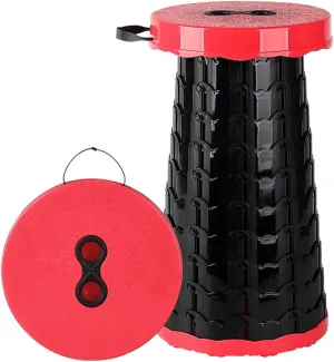 Stools Foldable Stool, Adjustable Retractable Stool Portable, Camping Stool, Suitable for Outdoor Indoor Fishing, Barbecue, Garden Trip, Train Queuing