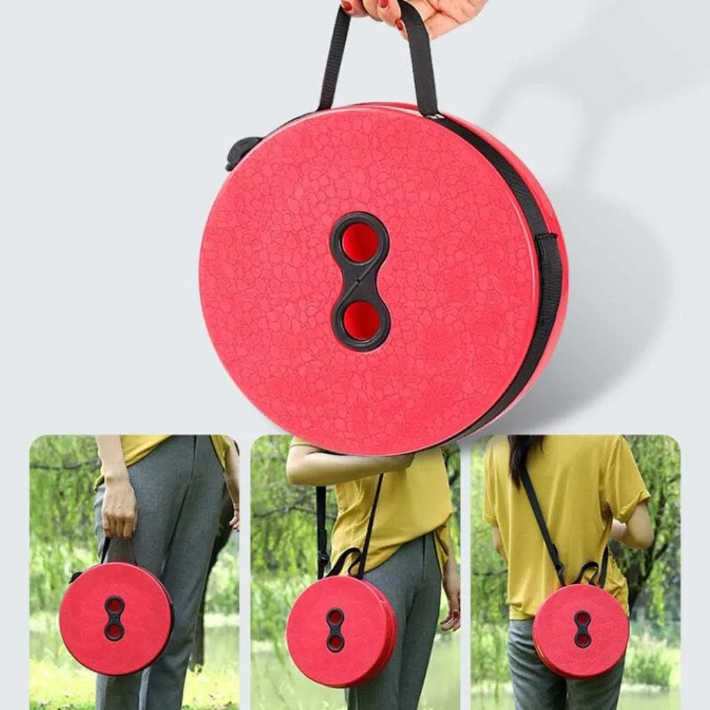 Stools Foldable Stool, Adjustable Retractable Stool Portable, Camping Stool, Suitable for Outdoor Indoor Fishing, Barbecue, Garden Trip, Train Queuing
