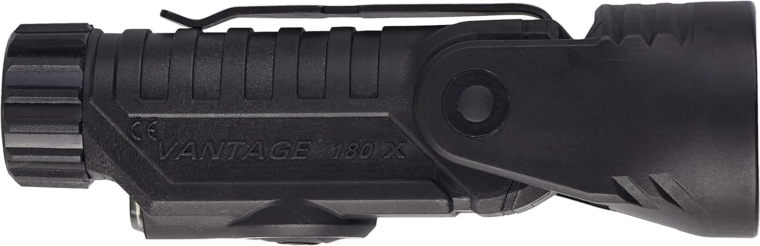 Streamlight 88903 Vantage 180 X Helmet Mounted and Right Angle Firefighter Flashlight with Helmet Bracket, Black