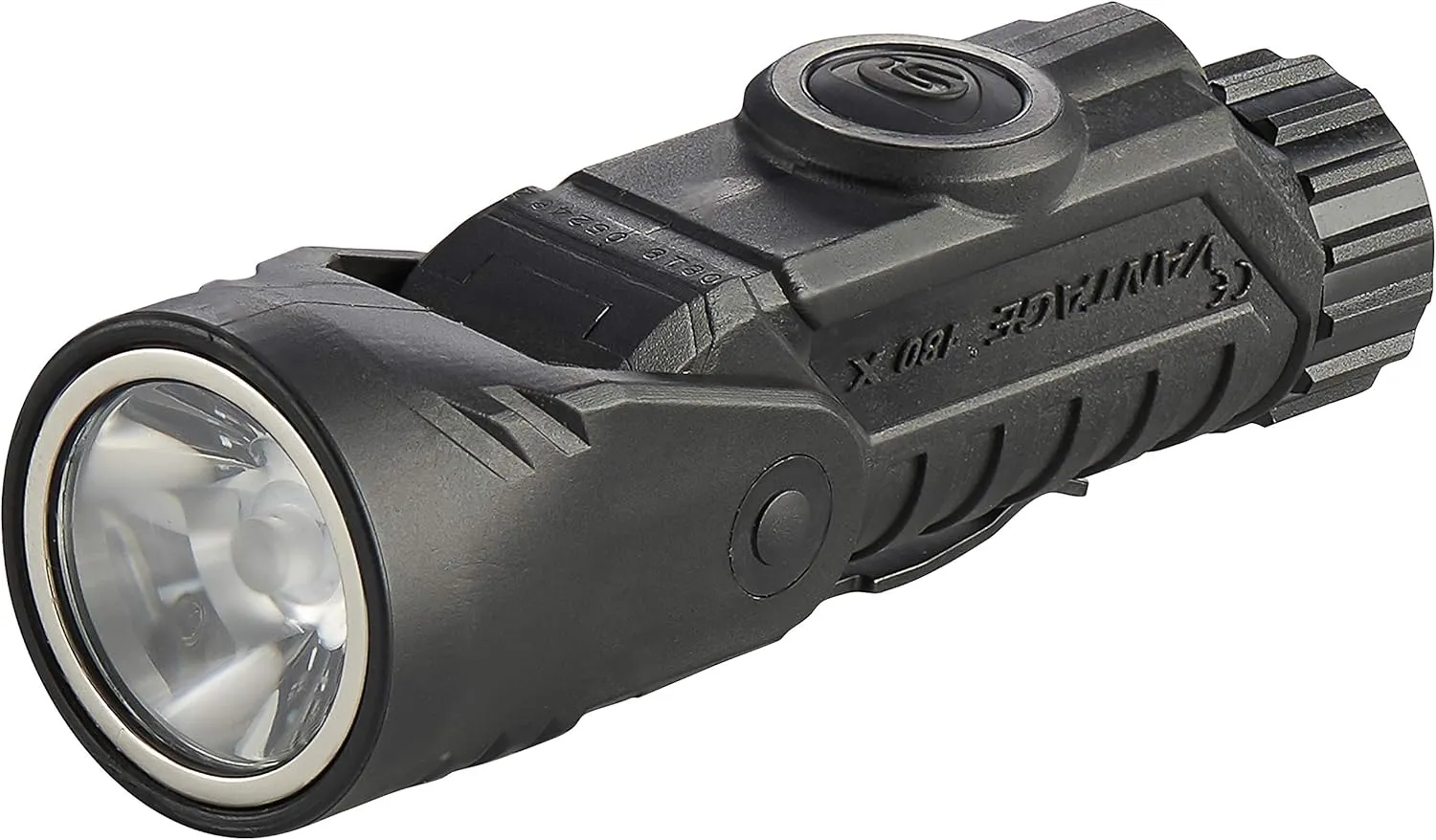 Streamlight 88903 Vantage 180 X Helmet Mounted and Right Angle Firefighter Flashlight with Helmet Bracket, Black