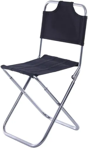 SUPVOX Aluminum Alloy Fishing Chair Foot Rest Compact Foldable Camping Stool for Beach Outdoor Lounge
