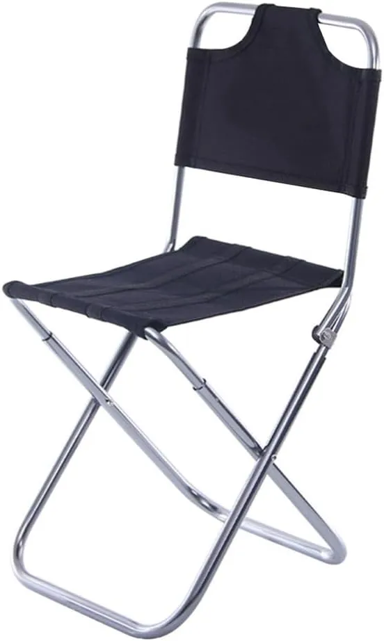 SUPVOX Aluminum Alloy Fishing Chair Foot Rest Compact Foldable Camping Stool for Beach Outdoor Lounge
