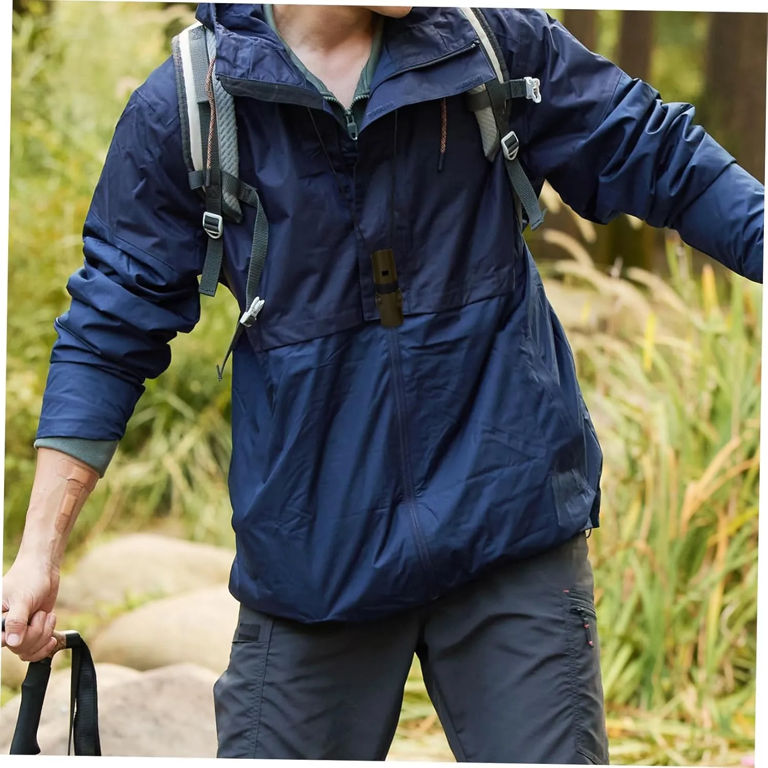 SUPVOX Multifunctional Whistle Fire Lighters Whistle Hiking Survival Mirror Rechargeable Whistle Whistles