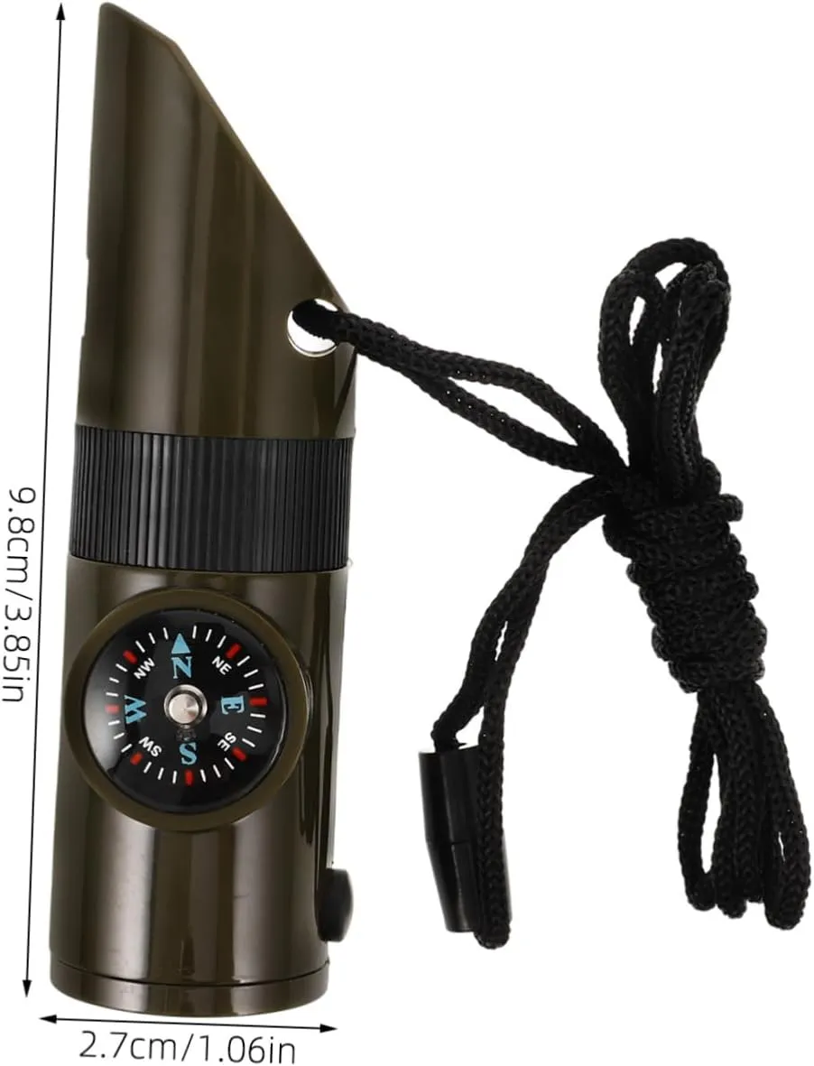 SUPVOX Multifunctional Whistle Fire Lighters Whistle Hiking Survival Mirror Rechargeable Whistle Whistles