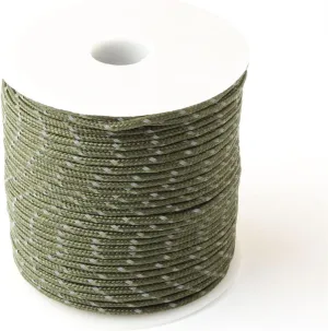 Survival Cord Strength Paracord Rope Reflective Paracord 2mm Paracord 3 Strand Core Outdoor Camping Rope Parachute Cord Lanyard Tent Multifunction Corda Paracord Cord Multifunction Paracord Ropes (Co