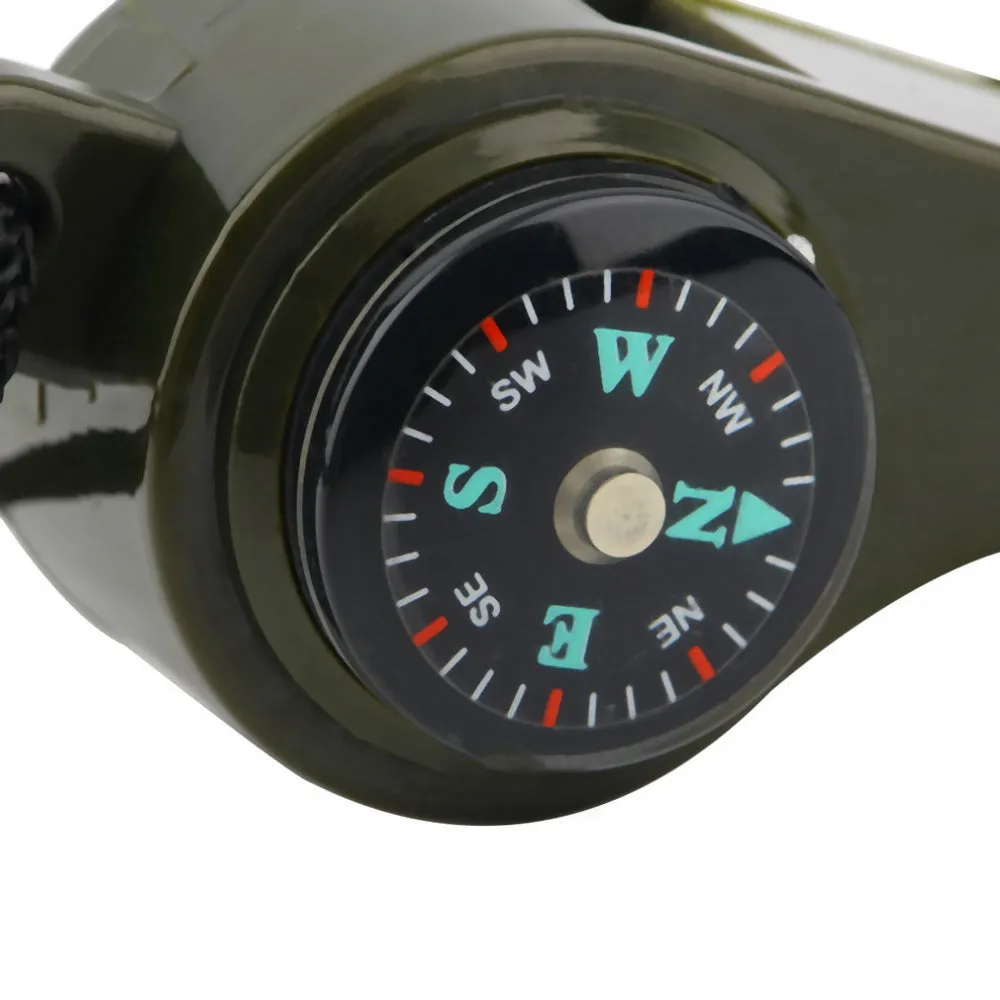 Survival Gear Whistle Compass