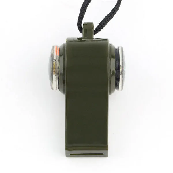 Survival Gear Whistle Compass