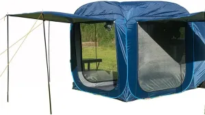 SUV Tent 3-4 Person Family Camping Tent Waterproof Windproof Car Rear Awning Trunk Tents -for Self-Driving Tours and Family Outdoor Activities