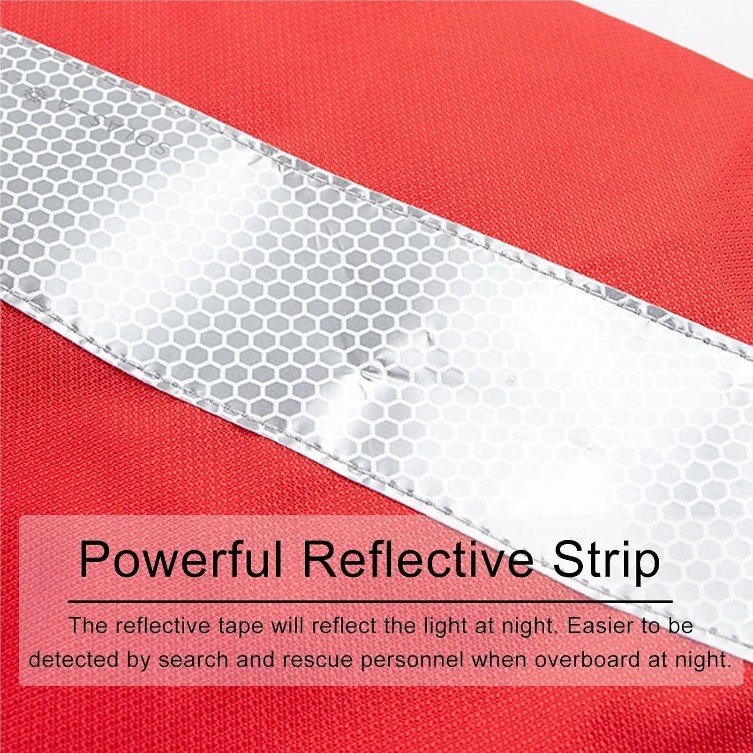 Swimming Vest, Strong Reflective Safety Equipment with Adjustable Waist Belt and Zipper, Safety Whistle for Kayaking, Sailing, Rafting