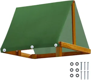 Swing Set Replacement Tarp Kids Playground Roof Canopy Waterproof Outdoor Replacement Sunshade Cover Backyard Playset Canopy Replacement Trap