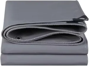 Tarps Heavy Duty Waterproof, Tarp Outdoor PVC Tarp Cover Thick UV-Protective Tarp with Grommet - for Firewood Outdoor Furniture etc,2 * 2m/6 * 6ft
