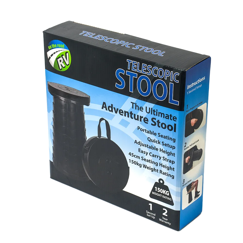 Telescopic Collapsible Portable Stool