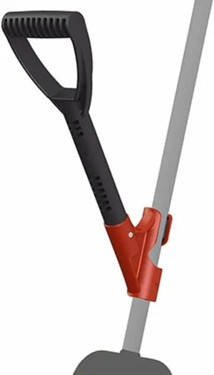 The HEFT Plus Secondary Back Saver Handle for Snow Shovels and Garden Tools as seen on Dragon's Den (Canada Shark Tank) (1 ct, Standard)