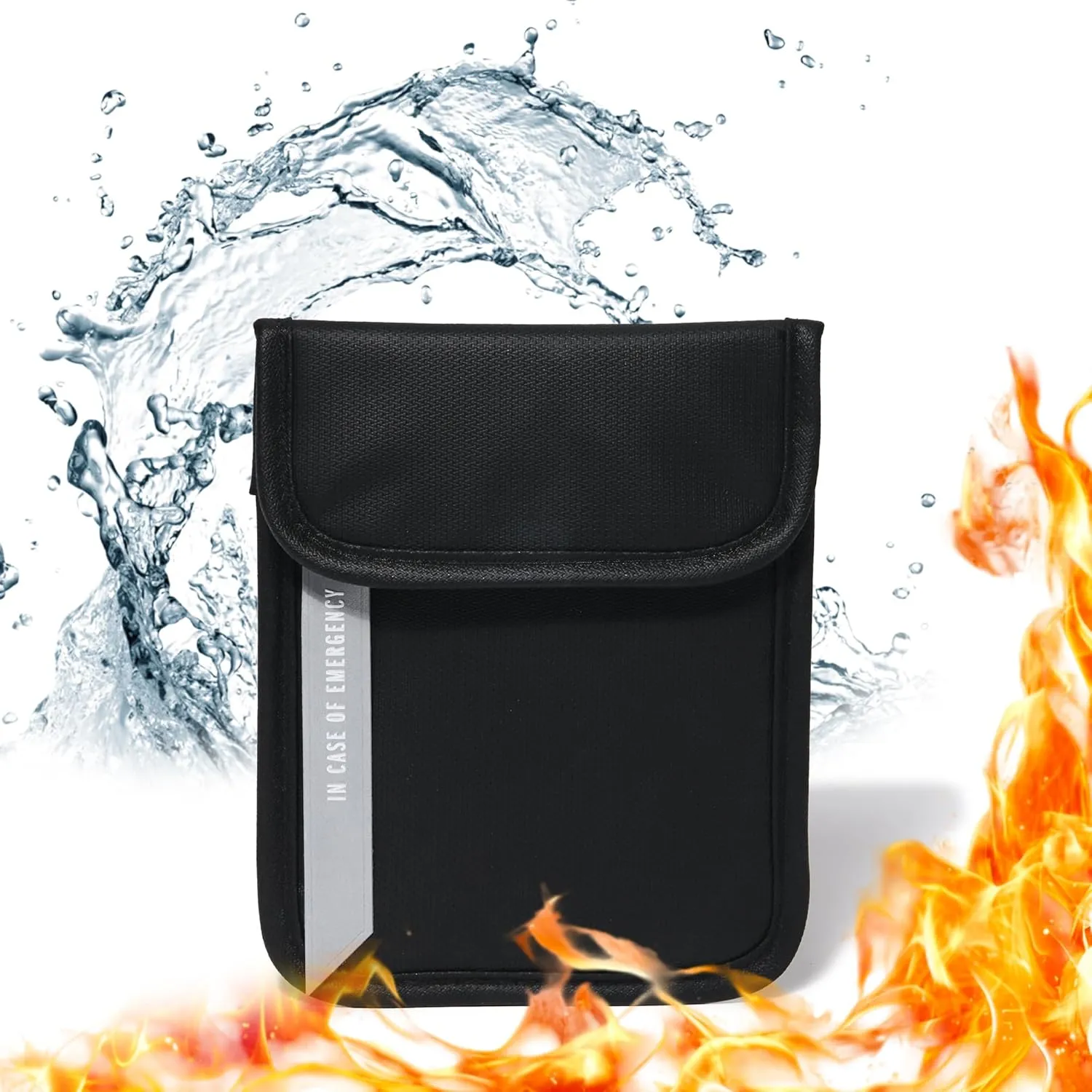 The PaperSavor™ Small Fireproof Bag - Waterproof & Flame Retardant Bag for Documents