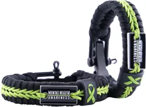 Til Valhalla Project Mental Health Awareness Paracord Bracelet | 7.5 Inch