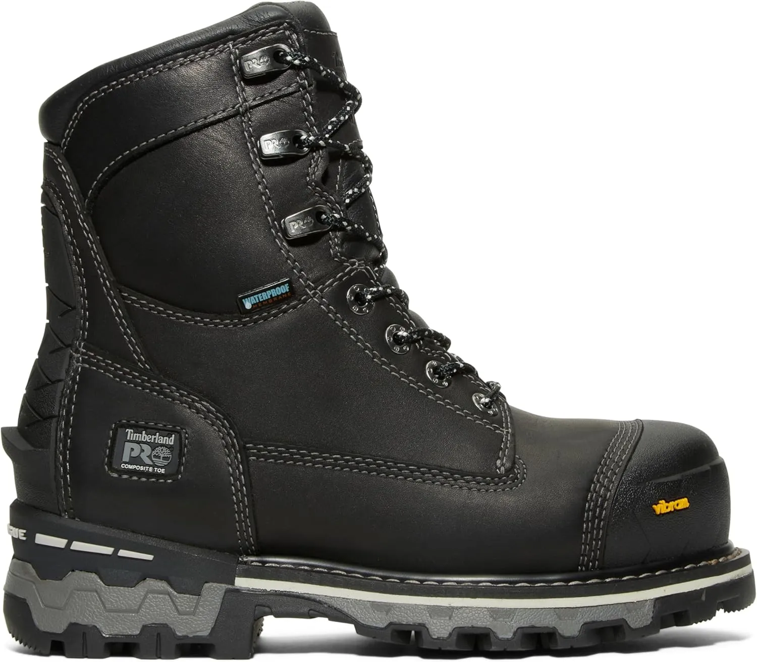 Timberland PRO Women's Boondock 8 Inch Composite Safety Toe Puncture Resistant Waterproof Industrial Work Boot