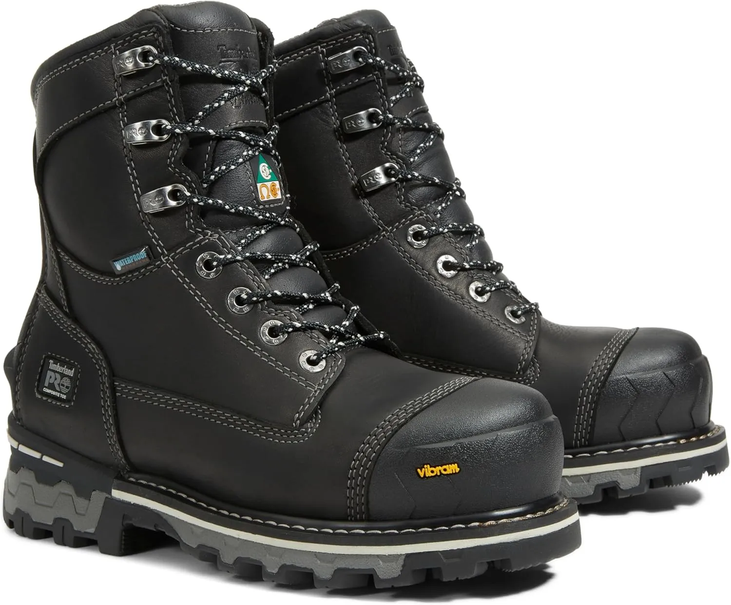 Timberland PRO Women's Boondock 8 Inch Composite Safety Toe Puncture Resistant Waterproof Industrial Work Boot