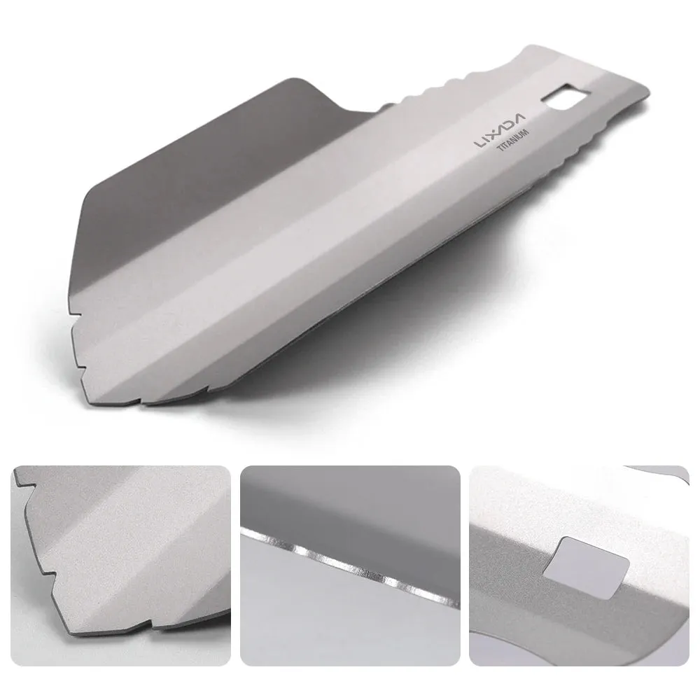 Titanium Camping and Garden Hand Shovel - Outdoor Multi-Activity Tool