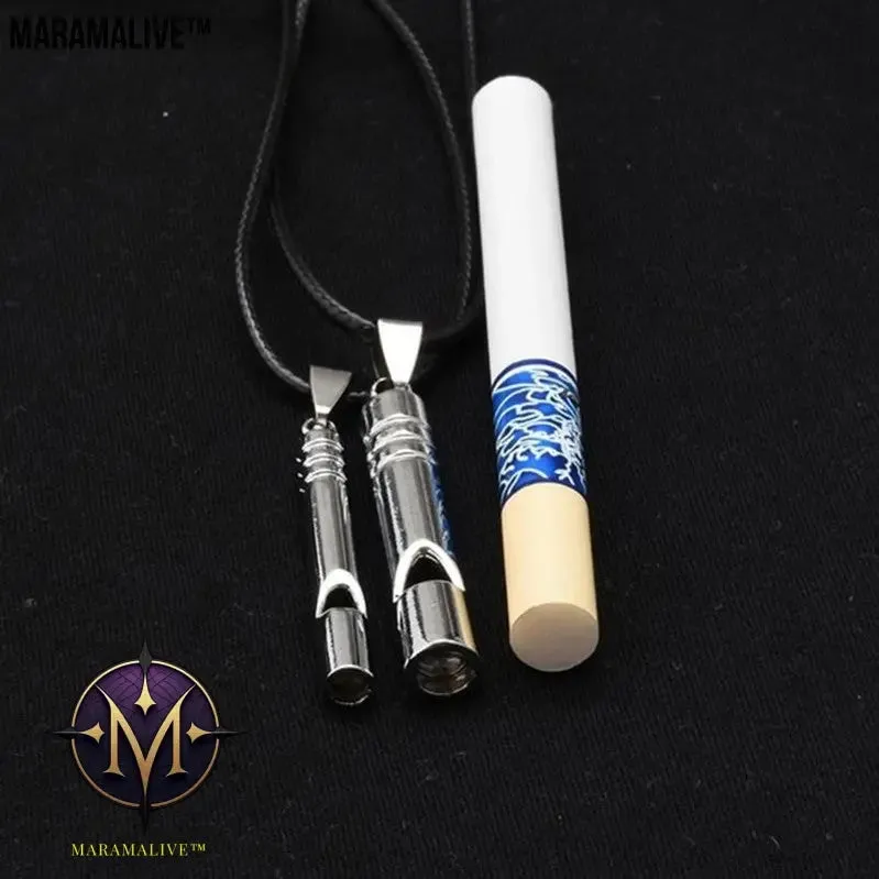 Titanium Emergency Alarm Whistle Necklace - Pendant for Emergencies