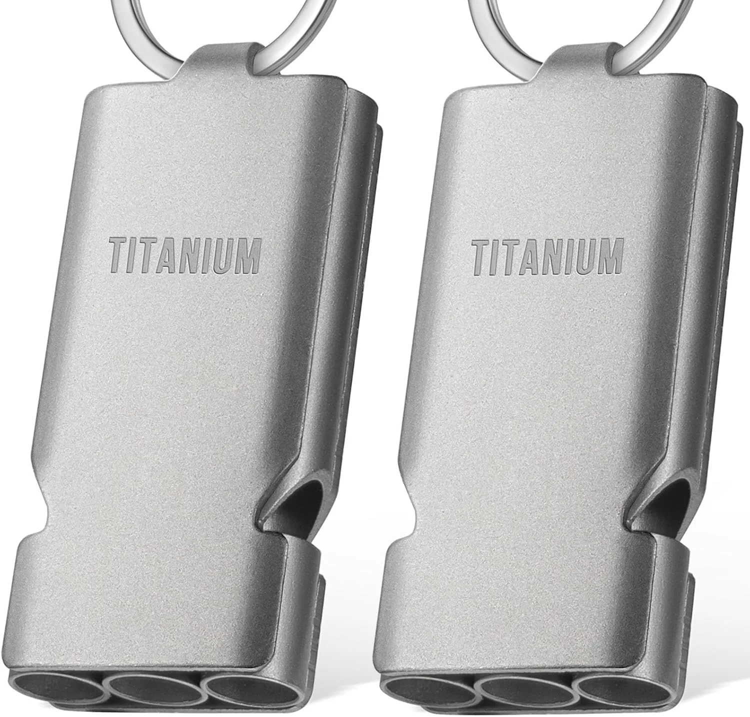 Titanium Emergency Survival Whistle Lifeguard Safety Whistle for Outdoor Camping Hiking-Loud Whistle up to 120~130db