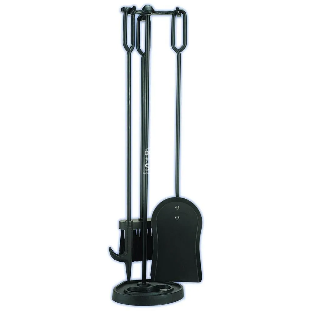 Tom Bell 3P   Stand Fireplace Tool Set