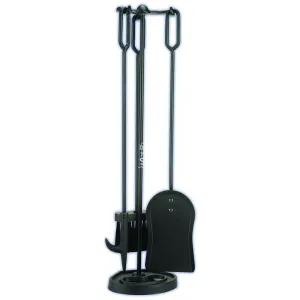 Tom Bell 3P   Stand Fireplace Tool Set