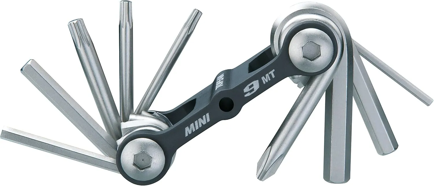 Topeak Mini 9 Mt Folding Tool (2.6x1.3x0.8-Inch)