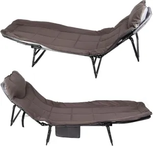 Topyond Portable Cots for Sleeping Folding Camping Cot Single Person Outdoor Sleeping Cots Bed for Swimming Beach Terrace