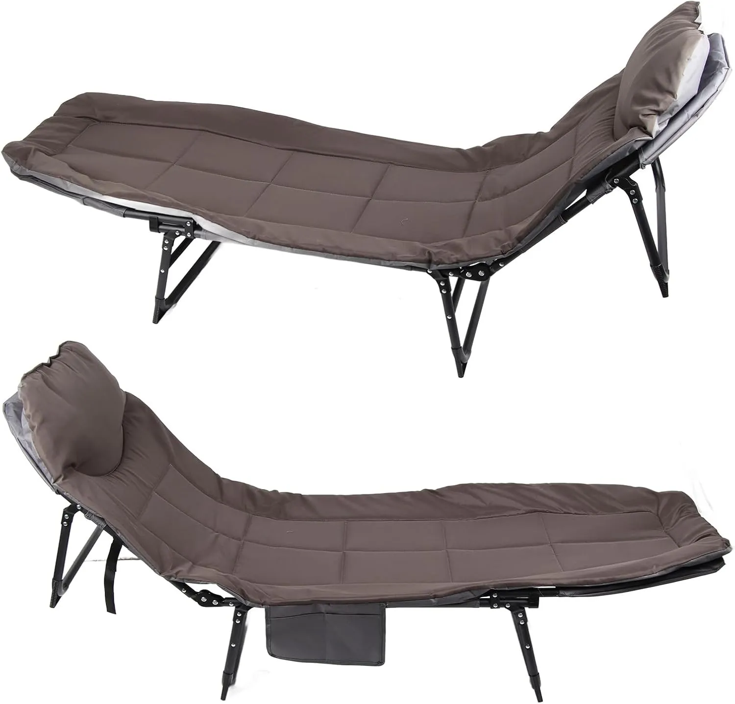 Topyond Portable Cots for Sleeping Folding Camping Cot Single Person Outdoor Sleeping Cots Bed for Swimming Beach Terrace
