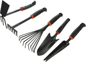 TOYANDONA 5pcs Durable Gardening Tool Multi Function Shovel Trowel Rake for Planting Digging Weeding Ergonomic Design Lightweight Garden Tools for Easy Use