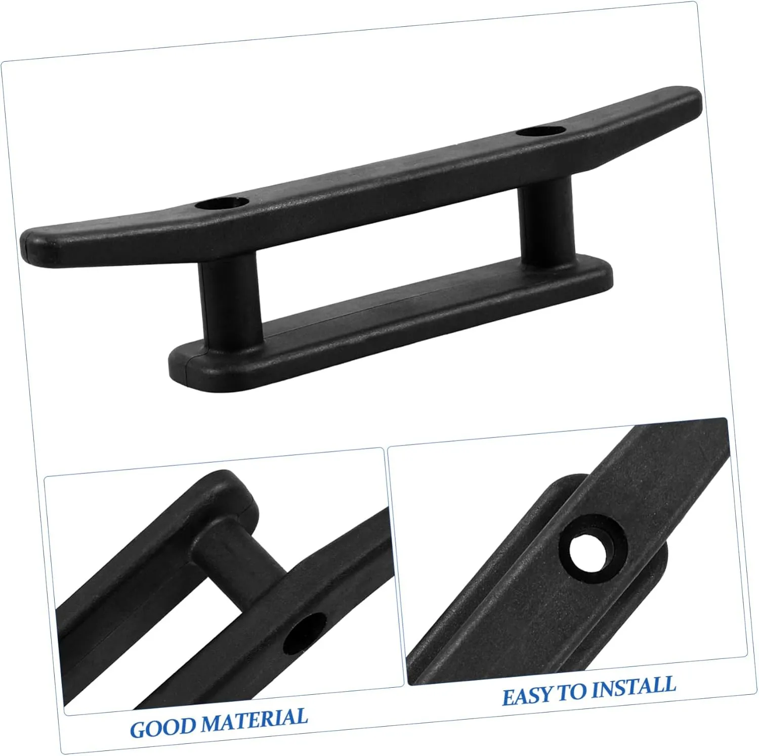 Toyvian Boat Cleat Heavy Duty Metal Rope Cleat for Kayak Dock Durable and Sturdy Design for Outdoor Use and DIY