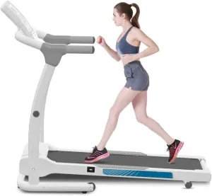 Treadmill Folding Electric Motorised Walking Running Exercise Fitness Machine Automatic Adjustable Incline Anti Shock Hand Grip Pulse Sensor