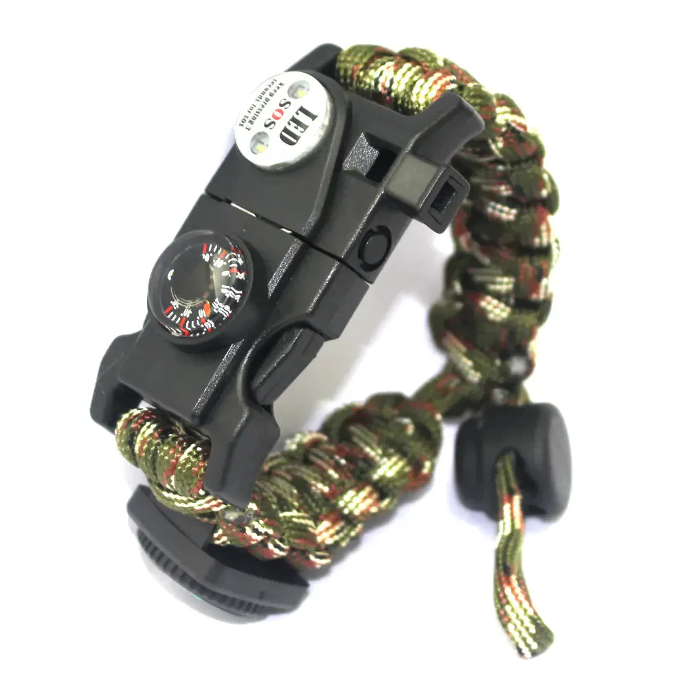Trustworthy transactions Easy to install Paracord Survival Outdoor Bracelet