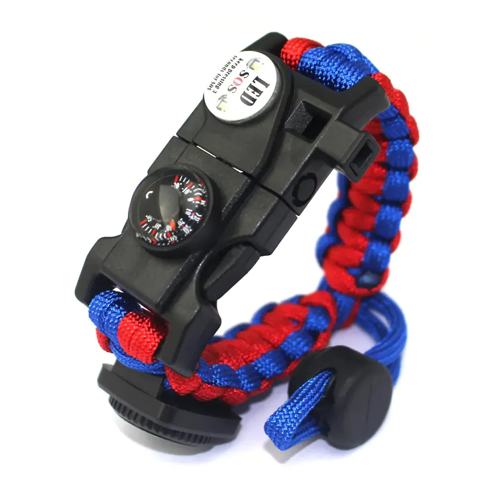 Trustworthy transactions Easy to install Paracord Survival Outdoor Bracelet