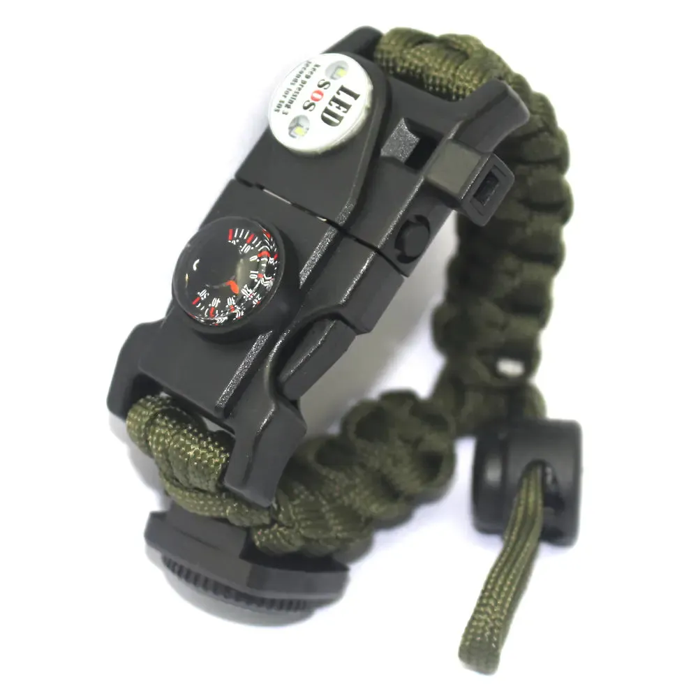 Trustworthy transactions Easy to install Paracord Survival Outdoor Bracelet