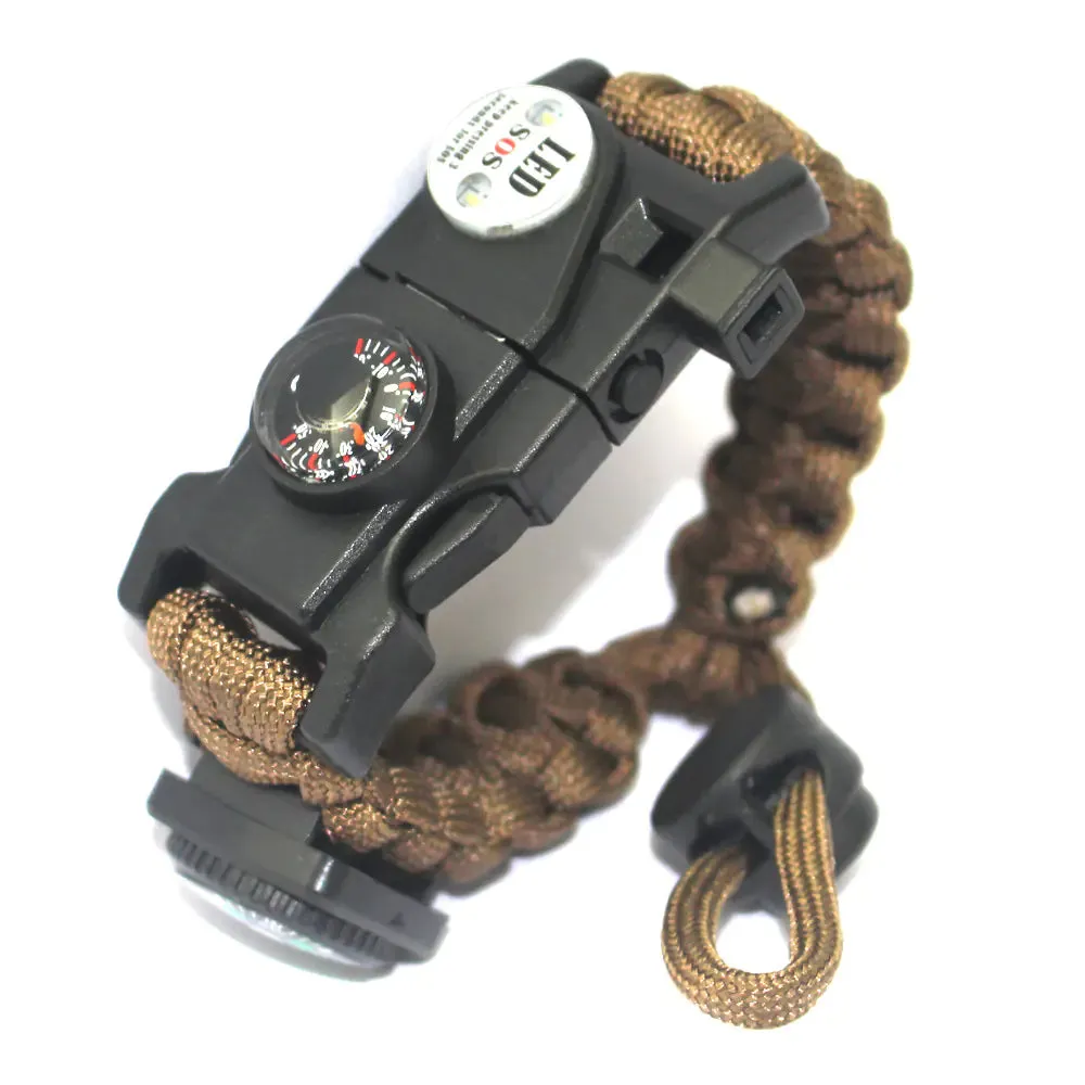 Trustworthy transactions Easy to install Paracord Survival Outdoor Bracelet