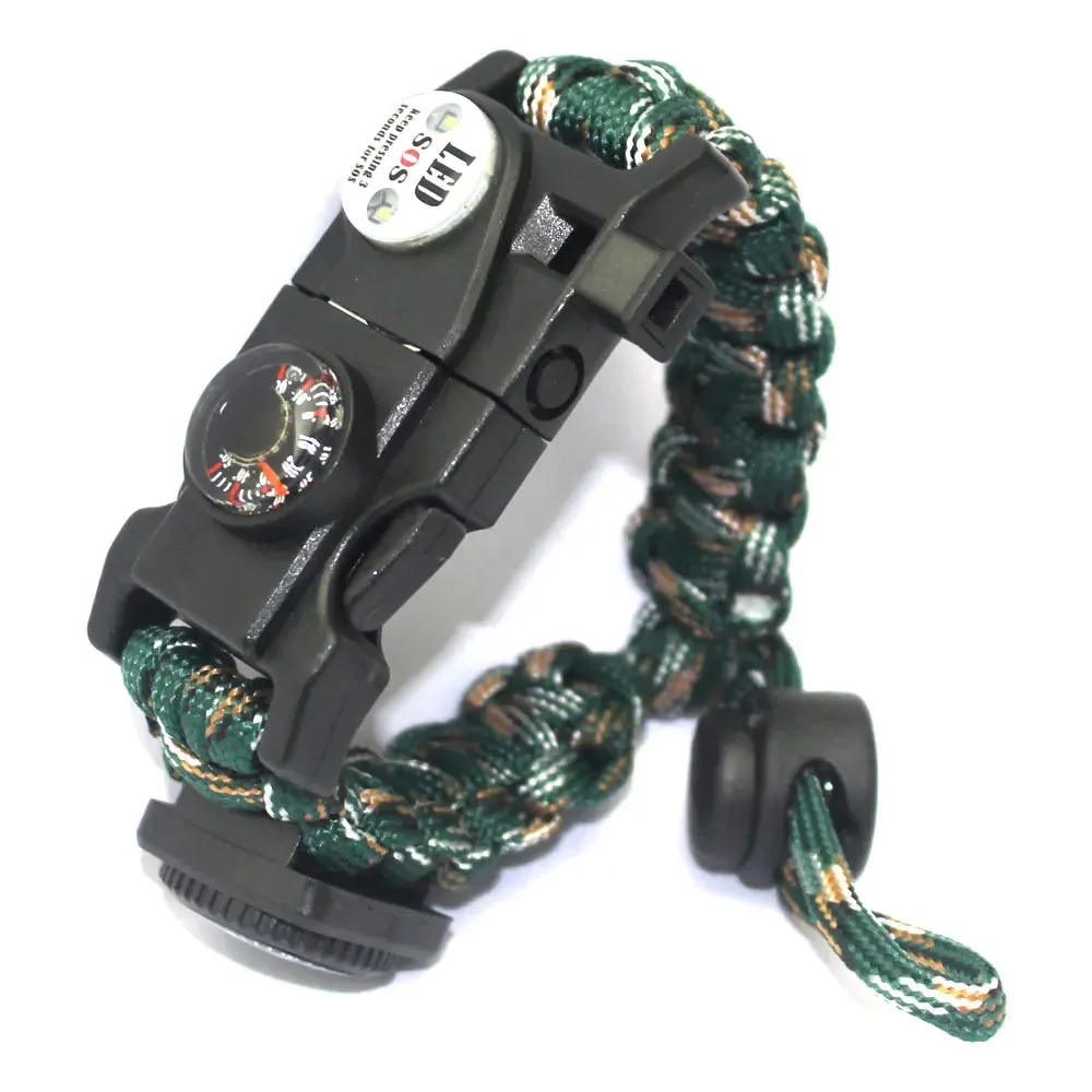 Trustworthy transactions Easy to install Paracord Survival Outdoor Bracelet