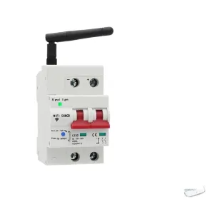 Tuay Smart Life DC Smart Circuit Breaker 12V 24V 48Voverload Short Circuit Protection with Alexa Home for(63A)