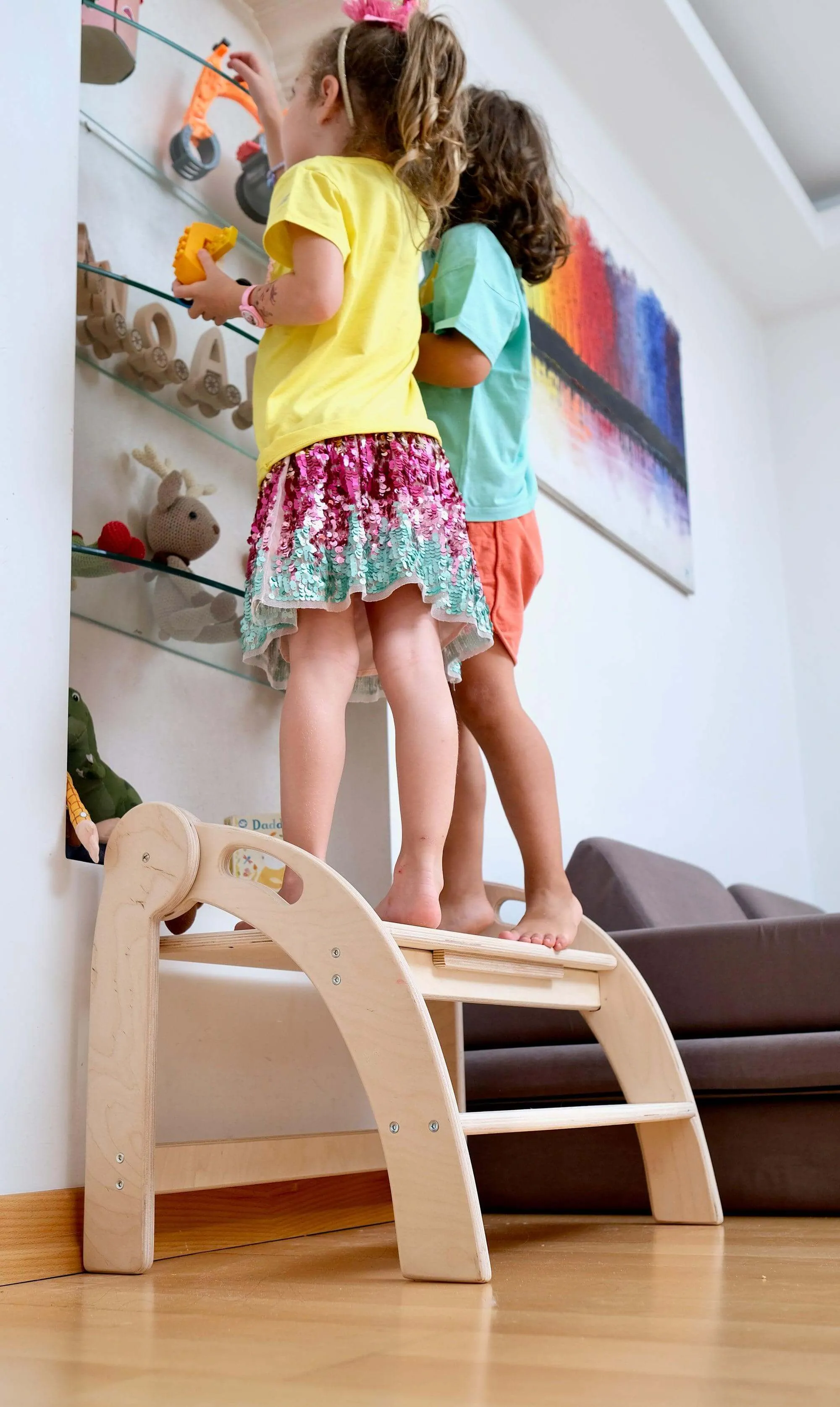 Twins Stool - Kids Stool Step Express worldwide Seamless delivery Wooden for Kitchen Montessori