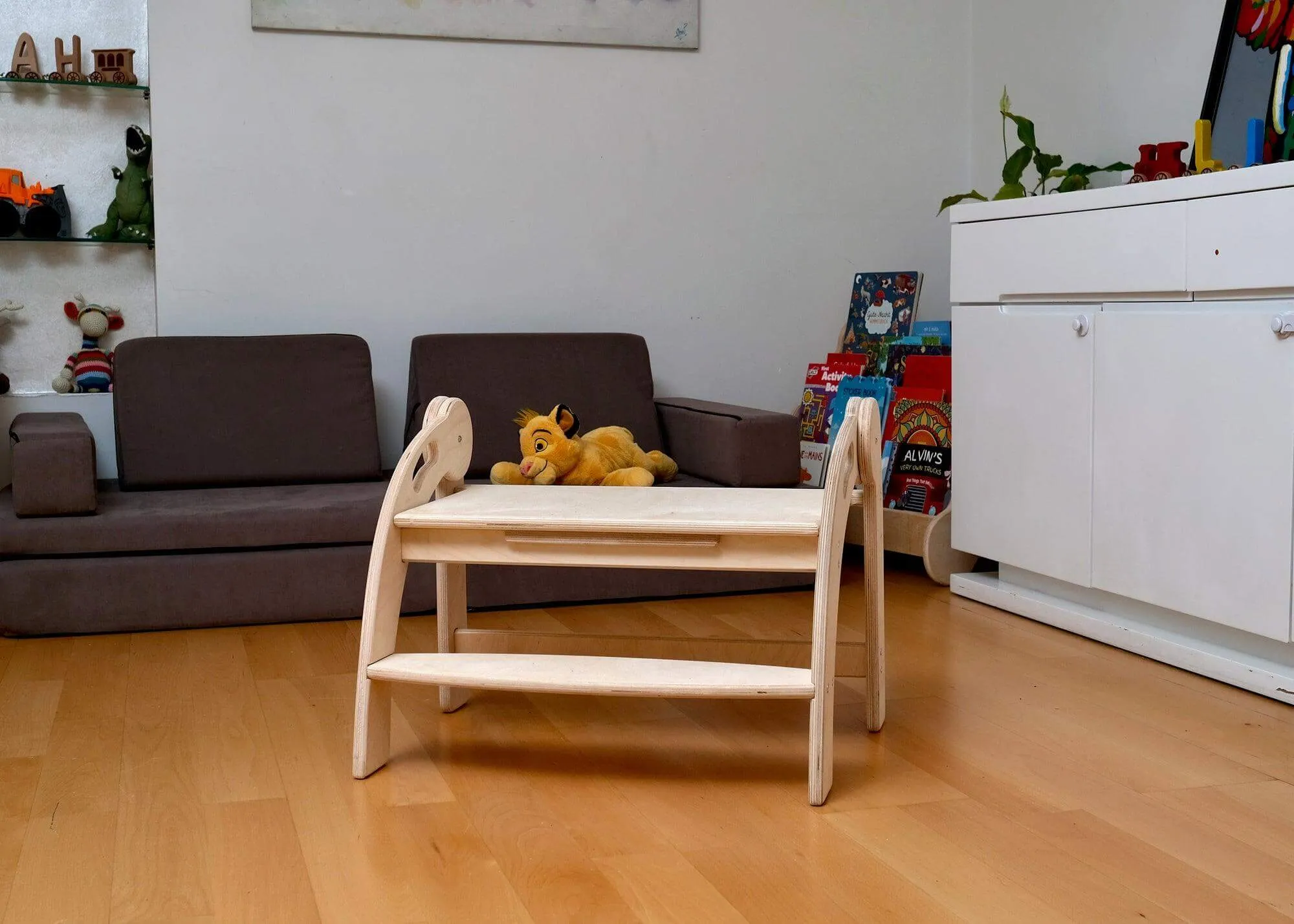 Twins Stool - Kids Stool Step Express worldwide Seamless delivery Wooden for Kitchen Montessori