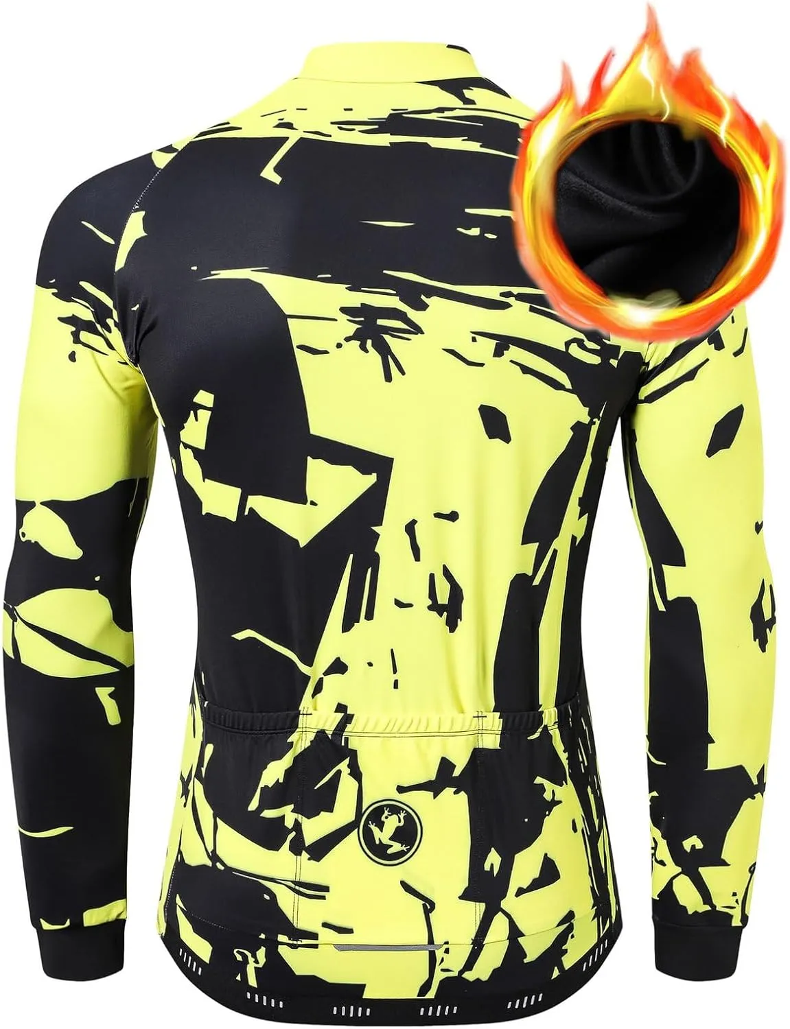 UGLY FROG 2025 Winter Fleece Long Sleeve Cycling Jersey Bicycle Coat