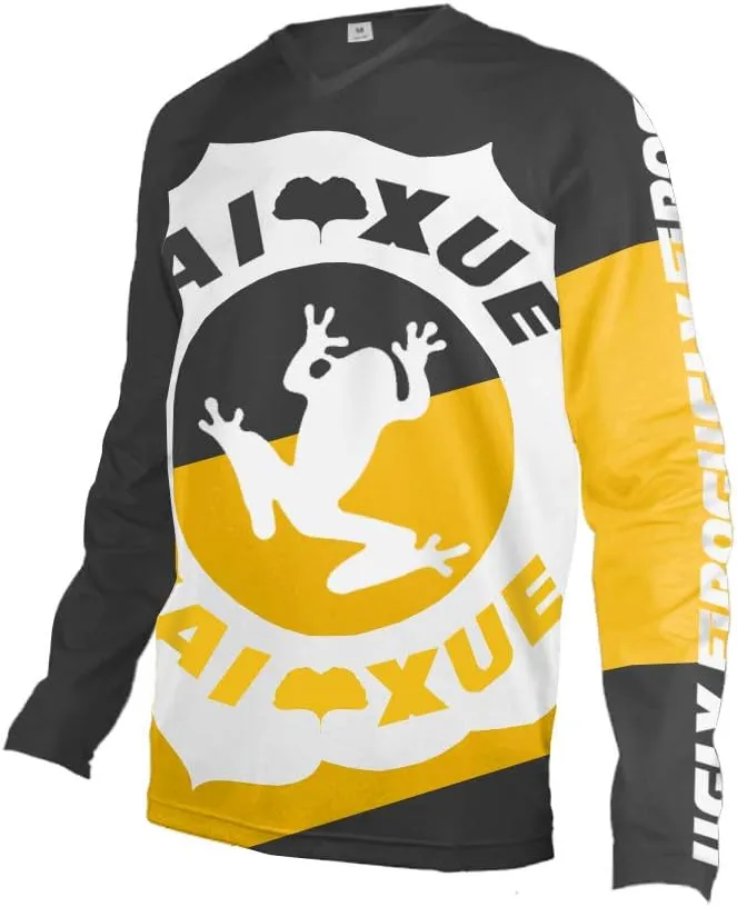 UGLY FROG Mens Downhill Jersey Rage Winter Fleece Cold Wear Cycling Top Cycle Long Sleeve Motocross Mountain Bike Shirt