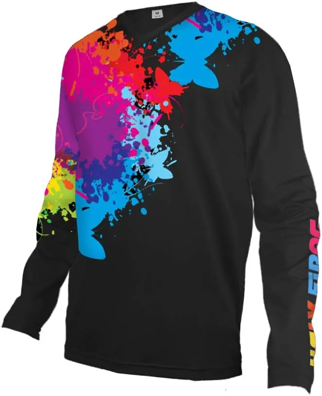 UGLY FROG Mens Downhill Jersey Rage Winter Fleece Cold Wear Cycling Top Cycle Long Sleeve Motocross Mountain Bike Shirt